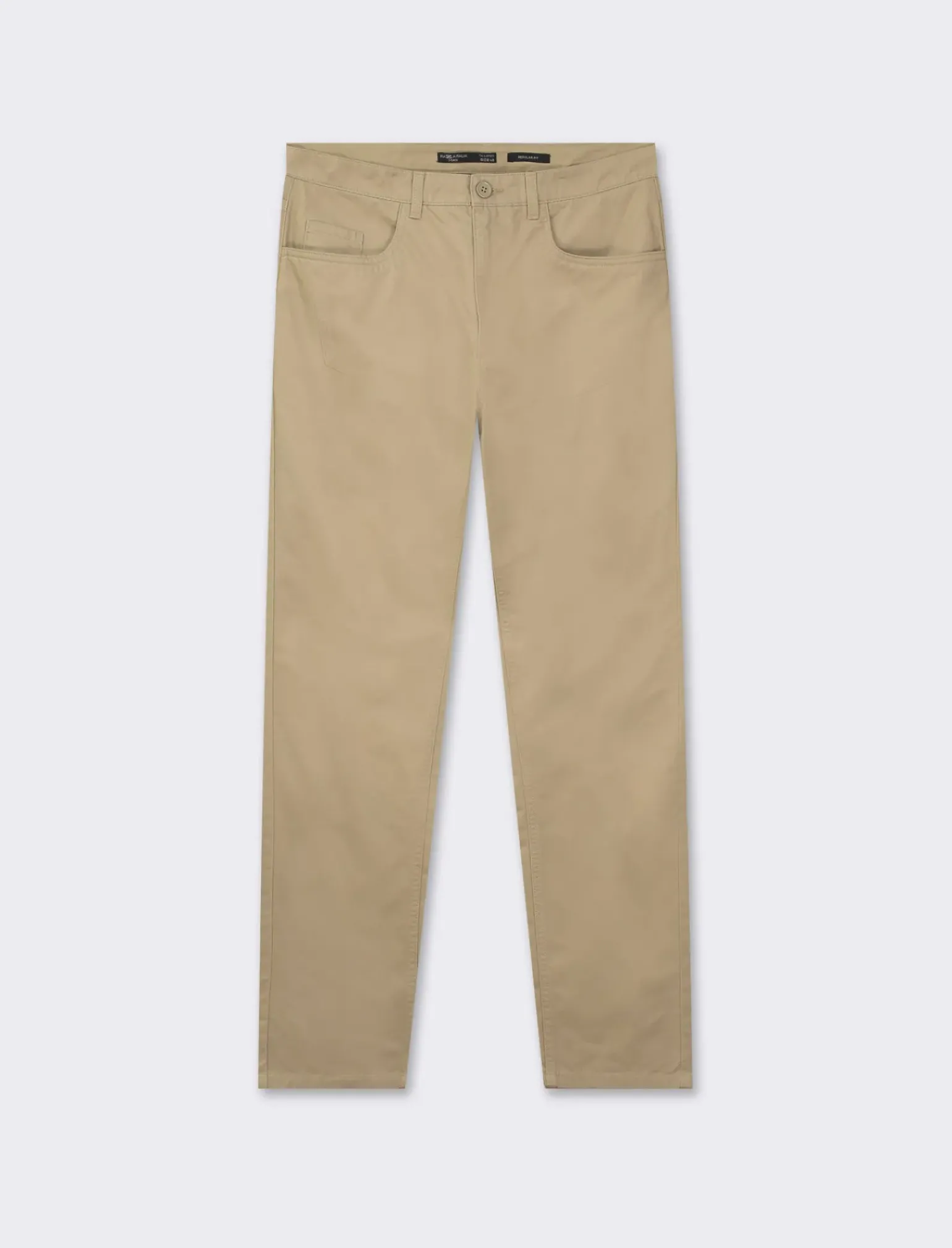 Uomo Piazza Italia Uomo|Pantaloni<Pantaloni regular fit cinque tasche.Tessuto twill 100% cotone -