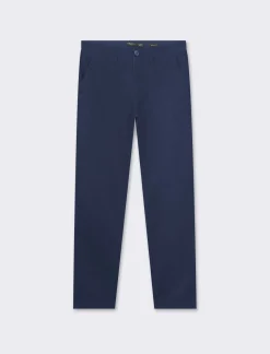 Uomo Piazza Italia Uomo|Pantaloni<Pantaloni regular fit, modello chino. Tessuto twill 100% cotone e chiusura anteriore con cerniera e -