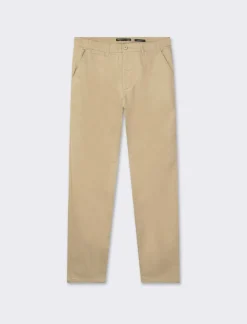 Uomo Piazza Italia Uomo|Pantaloni<Pantaloni regular fit, modello chino. Tessuto twill 100% cotone e chiusura anteriore con cerniera e -