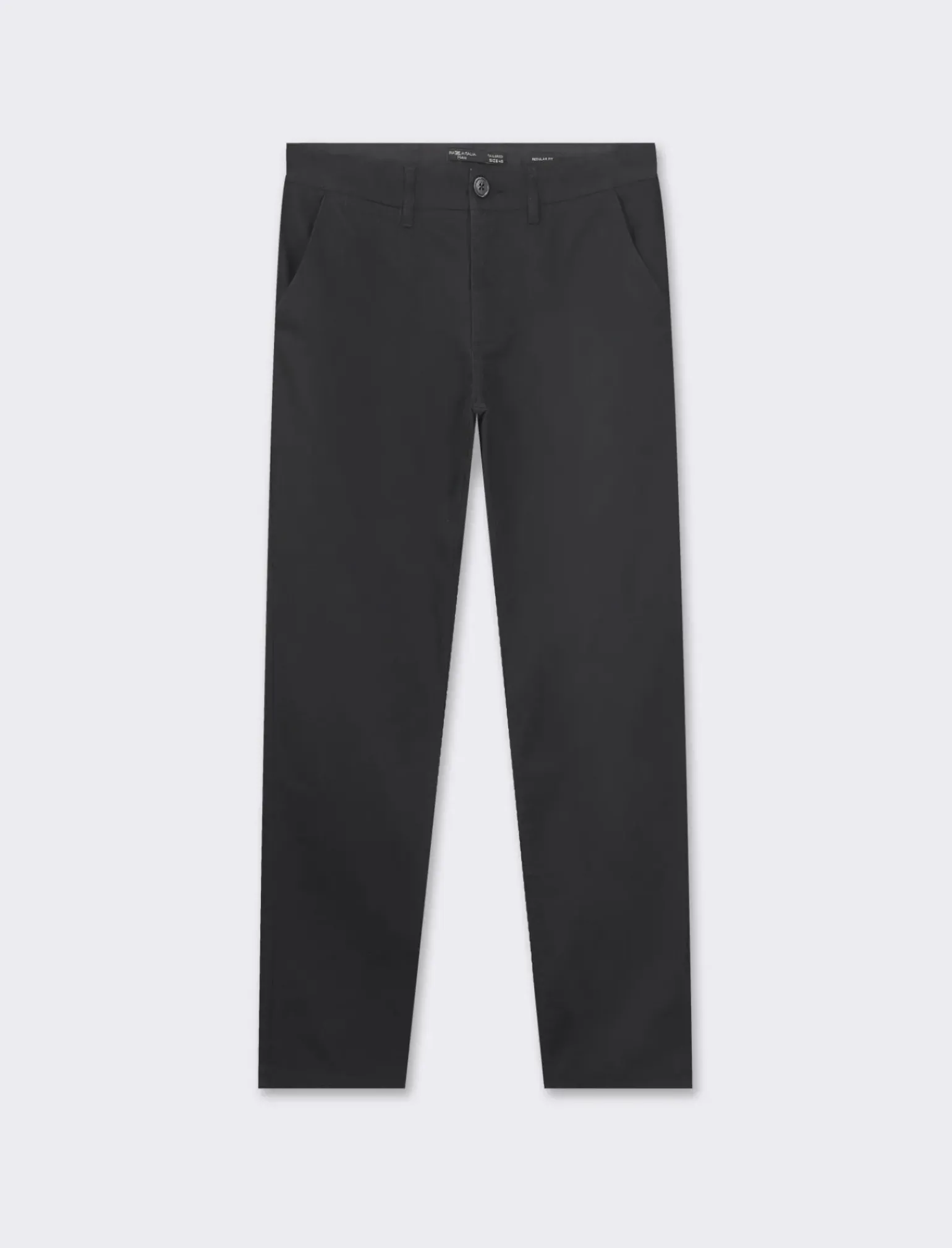 Uomo Piazza Italia Uomo|Pantaloni<Pantaloni regular fit, modello chino. Tessuto twill 100% cotone e chiusura anteriore con cerniera e -
