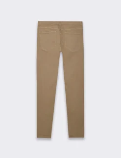 Uomo Piazza Italia Uomo|Pantaloni<Pantaloni slim fit, cinque tasche in tessuto cotone stretch effetto slavato. Chiusura anteriore con - kaki