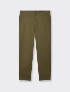 Uomo Piazza Italia Uomo|Pantaloni<Pantaloni slim fit modello chino - militare