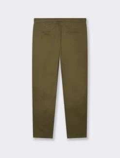 Uomo Piazza Italia Uomo|Pantaloni<Pantaloni slim fit modello chino - militare
