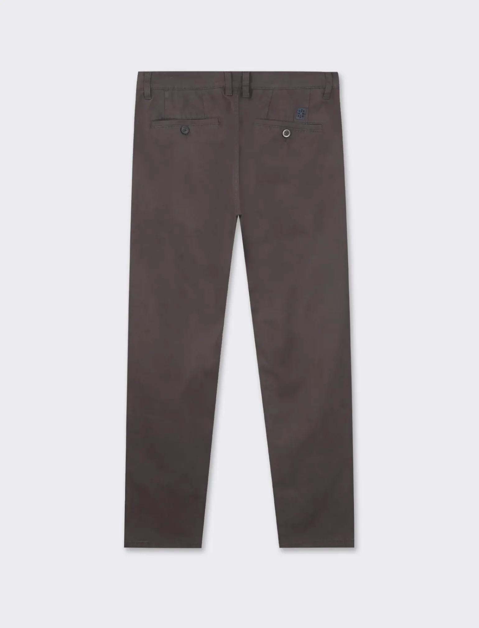 Uomo Piazza Italia Pantaloni<Pantaloni slim fit, modello chino in tessuto twill cotone elasticizzato, effetto leggermente slavato - antracite