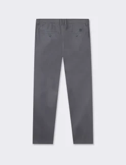 Uomo Piazza Italia Pantaloni<Pantaloni slim fit, modello chino in tessuto twill cotone elasticizzato, effetto leggermente slavato - Avion