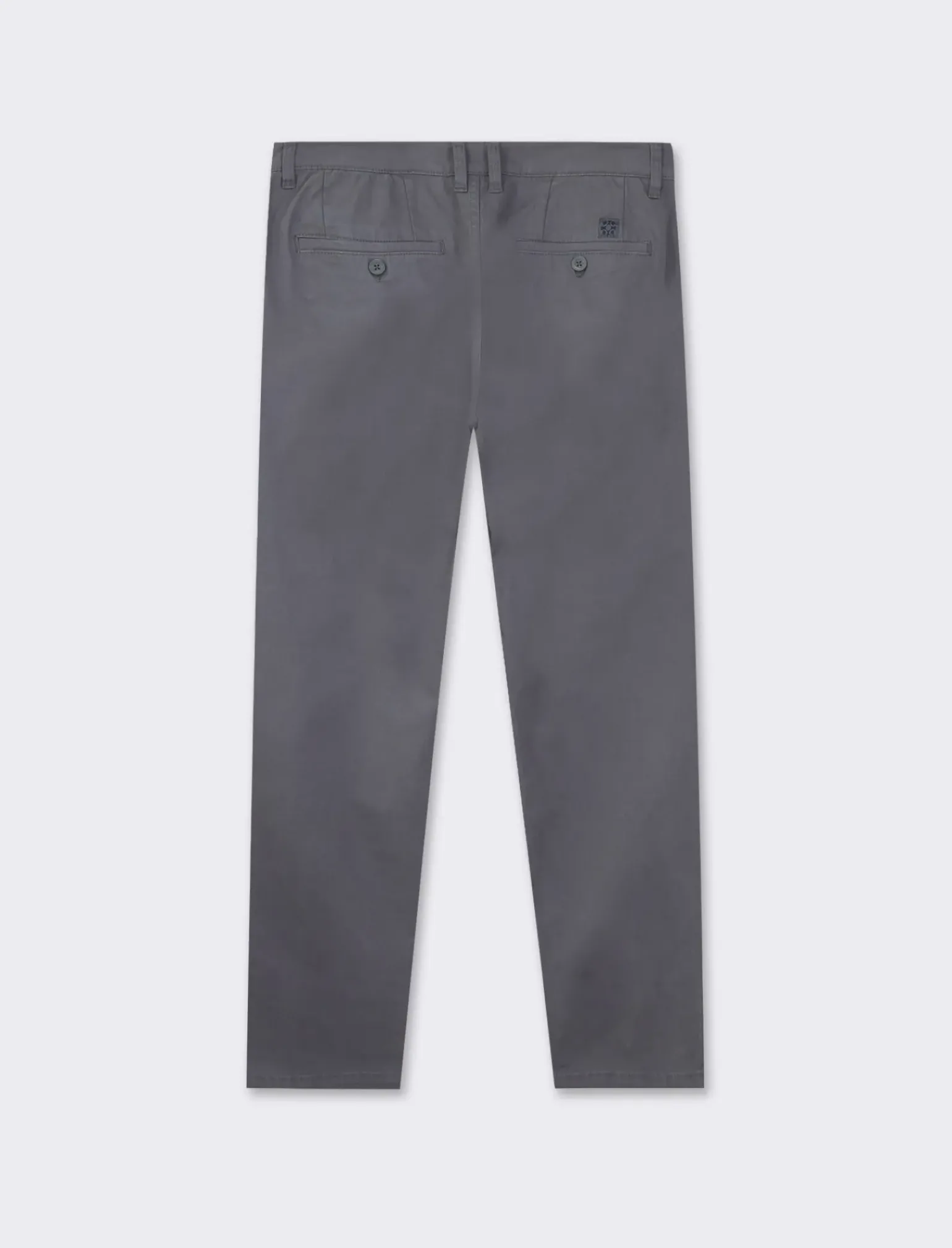 Uomo Piazza Italia Pantaloni<Pantaloni slim fit, modello chino in tessuto twill cotone elasticizzato, effetto leggermente slavato - Avion