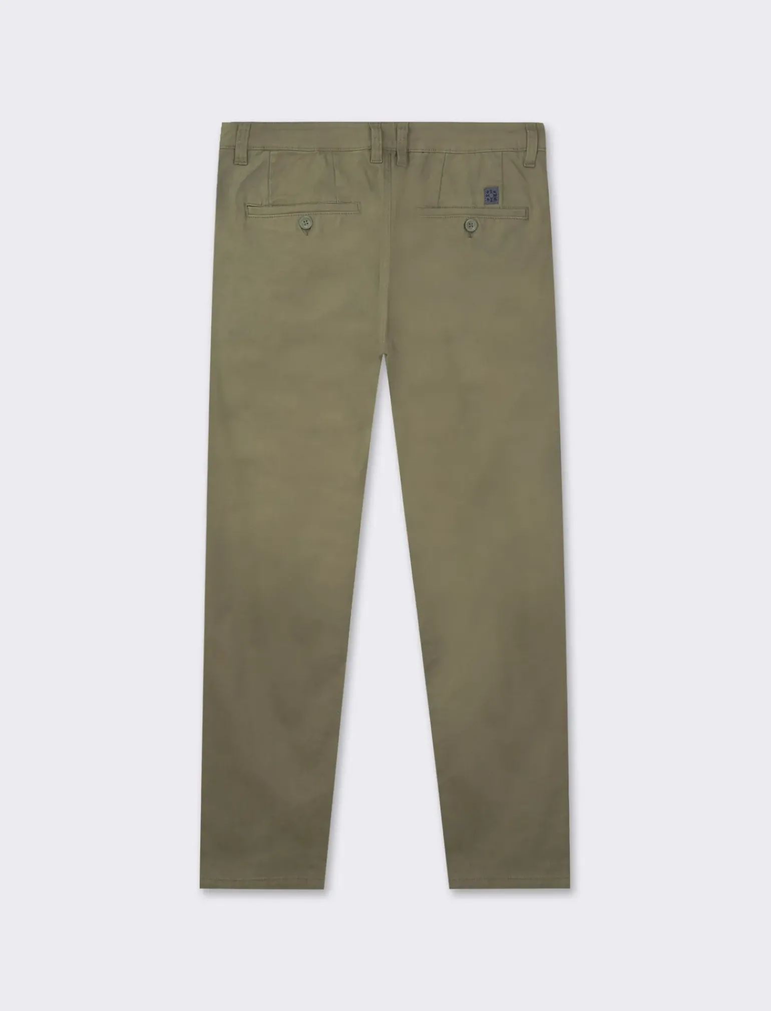Uomo Piazza Italia Pantaloni<Pantaloni slim fit, modello chino in tessuto twill cotone elasticizzato, effetto leggermente slavato - militare