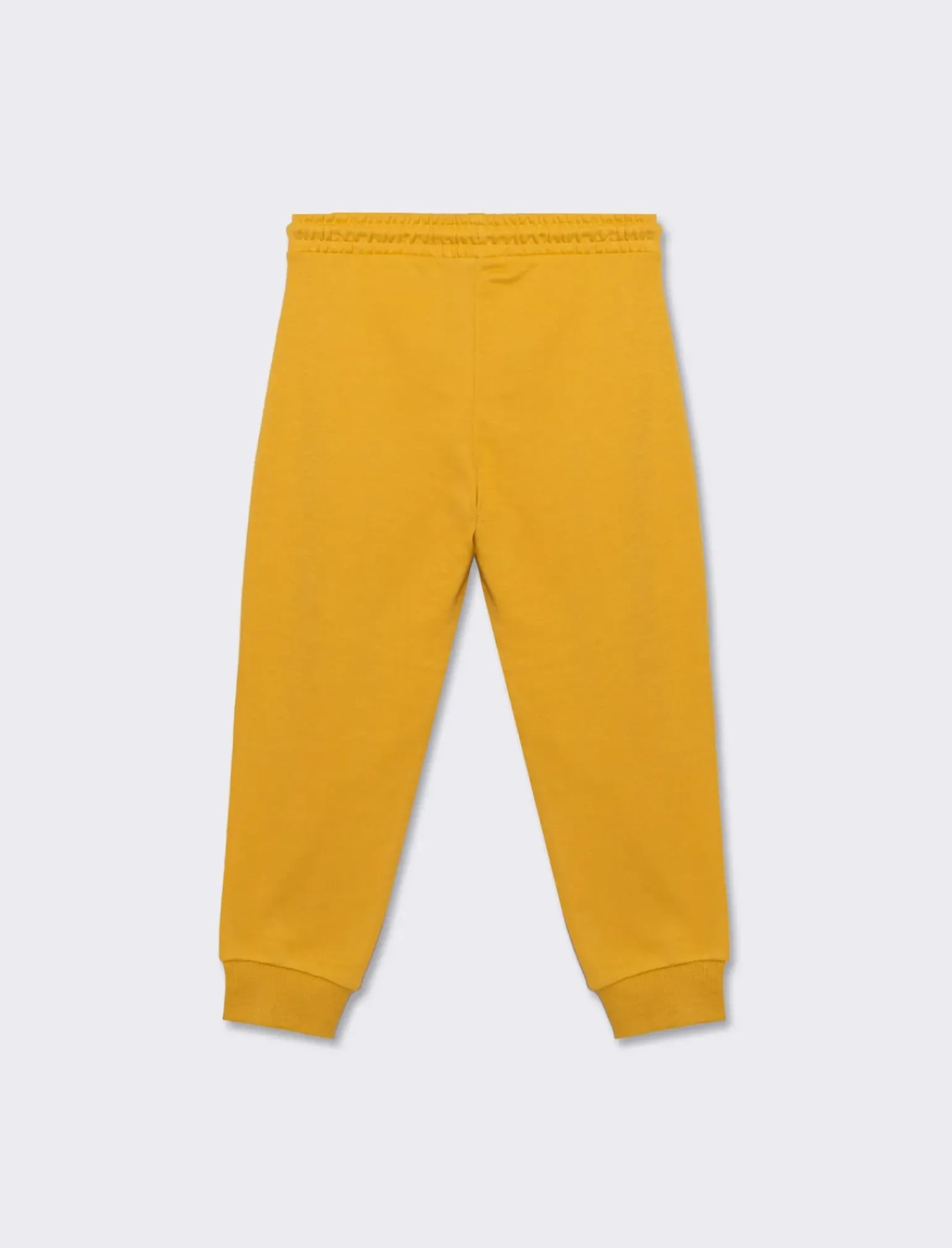 Bambino Piazza Italia Bambino|Leggings E Jogger<Pantaloni sportivi con coulisse e applicazione etichetta con tasche e tagli - Ocra