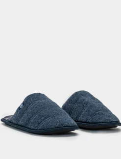 Uomo Piazza Italia Pantofole<Pantofola in tessuto con soletta a quadroni -