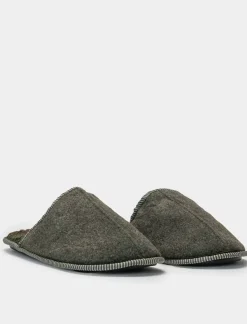 Uomo Piazza Italia Pantofole<Pantofola in tessuto con stampa militare sulla soletta - Ve.milit.