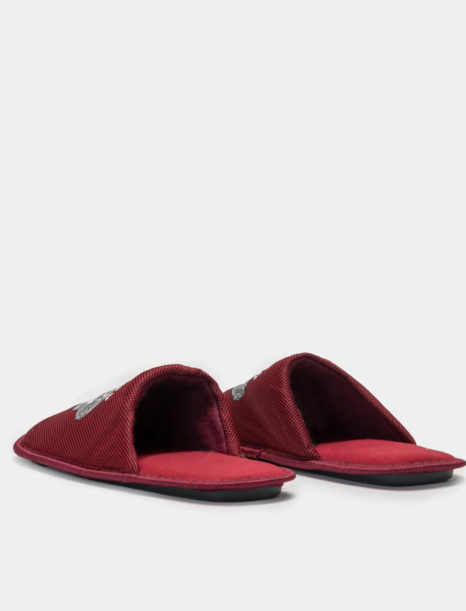 Uomo Piazza Italia Pantofole<Pantofola in tessuto con stampa. In due varianti colore - Bordeaux