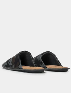 Uomo Piazza Italia Pantofole<Pantofola in tessuto con stampa mimetica -