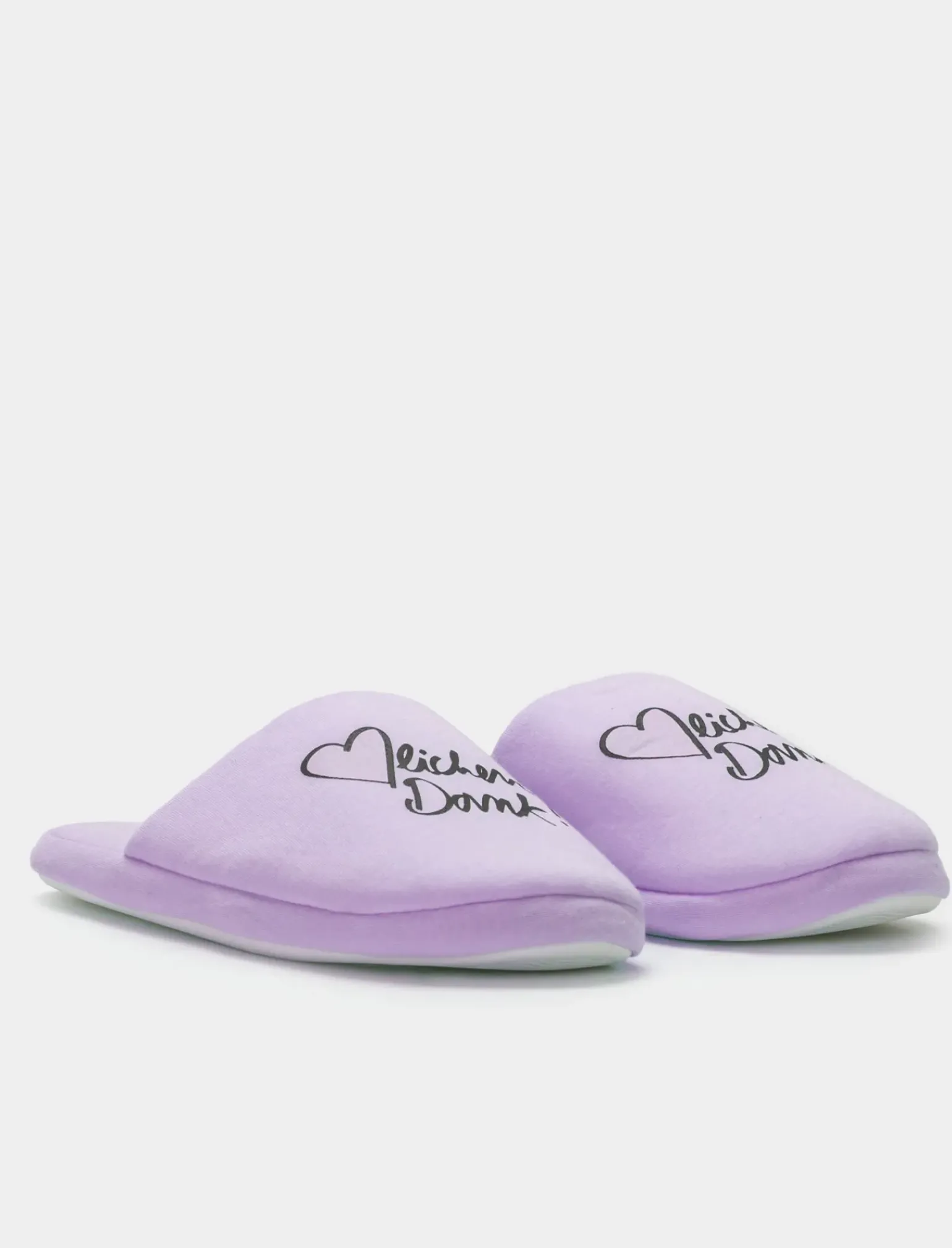 Donna Piazza Italia Pantofole<Pantofola in tessuto con stampa - Lilla