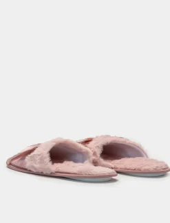 Donna Piazza Italia Pantofole<Pantofola in tessuto con fiocco -