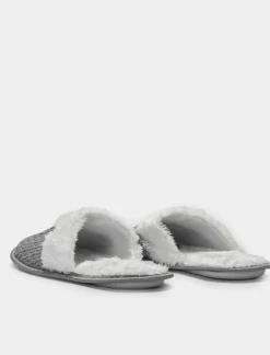 Donna Piazza Italia Pantofole<Pantofola in tessuto effetto uncinetto -