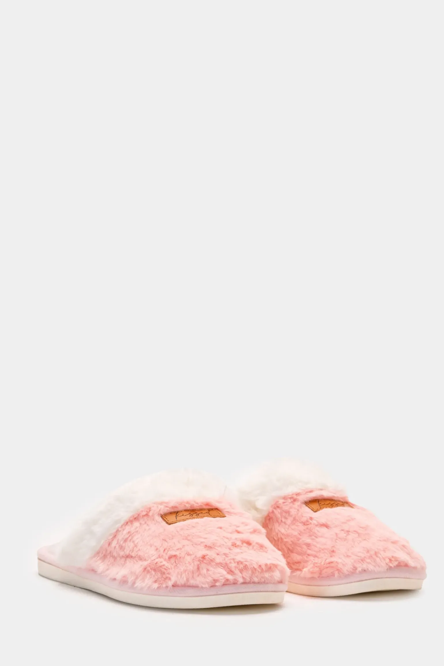 Donna Piazza Italia Pantofole<Pantofola in tessuto furry, in due varianti colore -