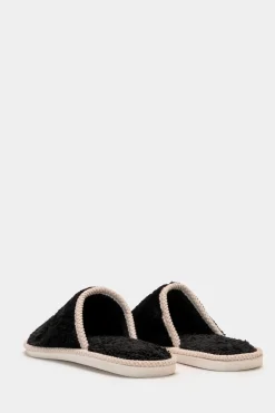 Uomo Piazza Italia Pantofole<Pantofola in tessuto furry con fondo rialzato -