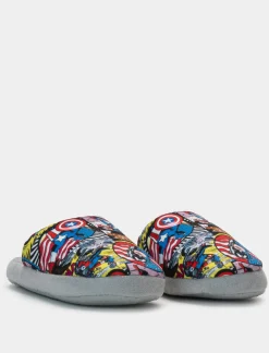 Bambino Piazza Italia Pantofole<Pantofola in tessuto con stampa Avengers -