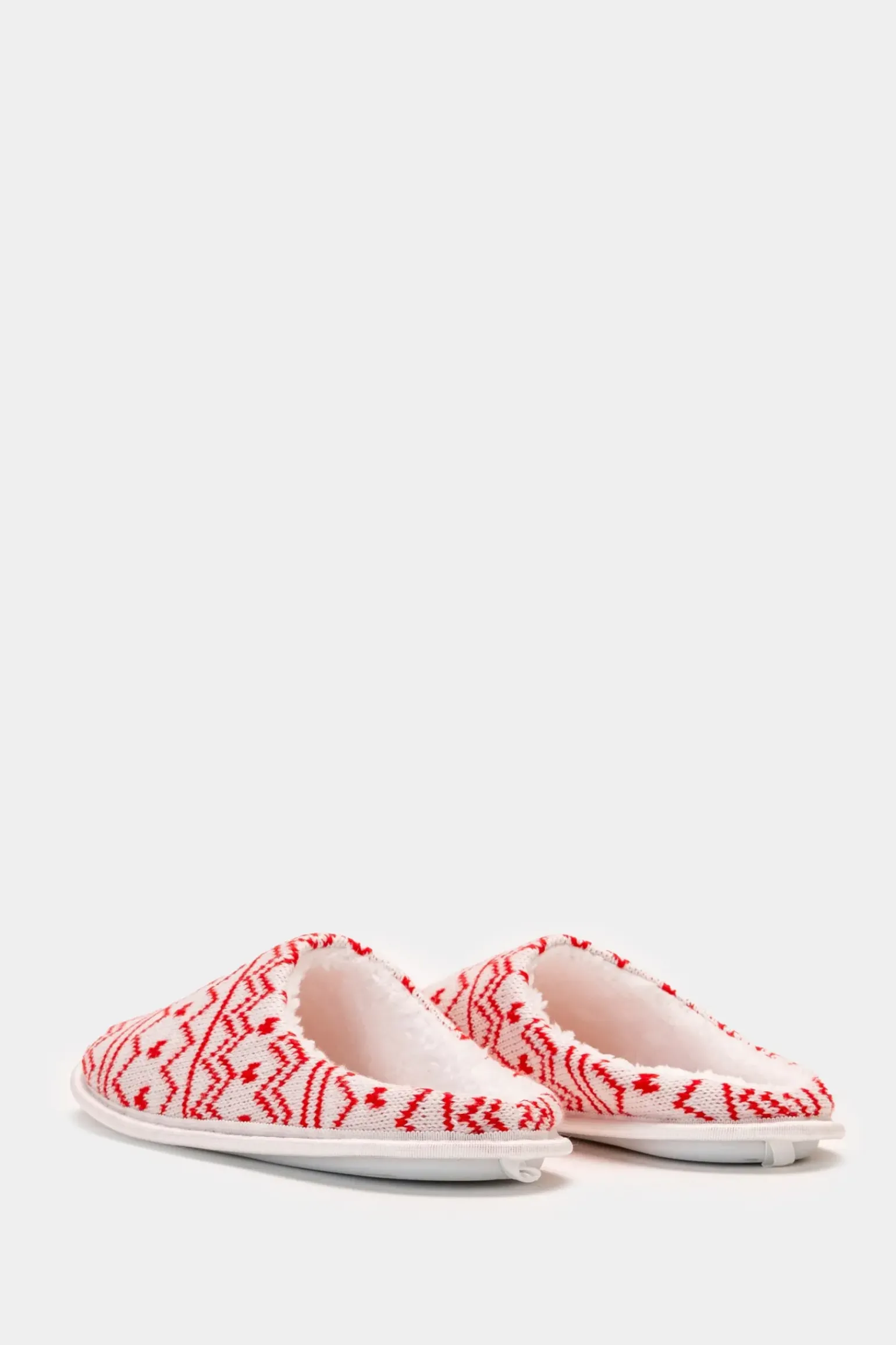 Donna Piazza Italia Pantofole<Pantofola in tessuto jacquard bicolor -