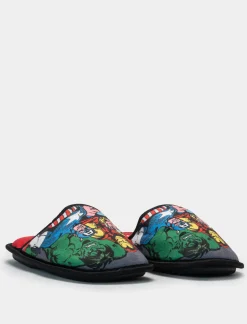 Bambino Piazza Italia Pantofole<Pantofola in tessuto con stampa Avengers -