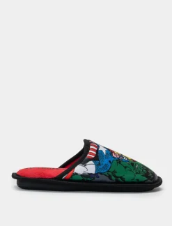 Bambino Piazza Italia Pantofole<Pantofola in tessuto con stampa Avengers -