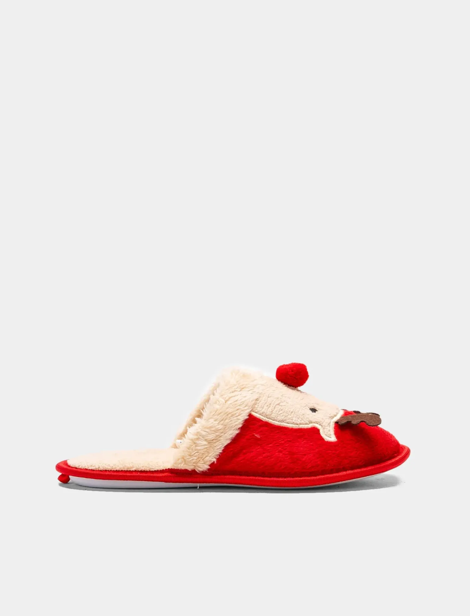 Bambino Piazza Italia Pantofole<Pantofola in tessuto con ornamento renna -