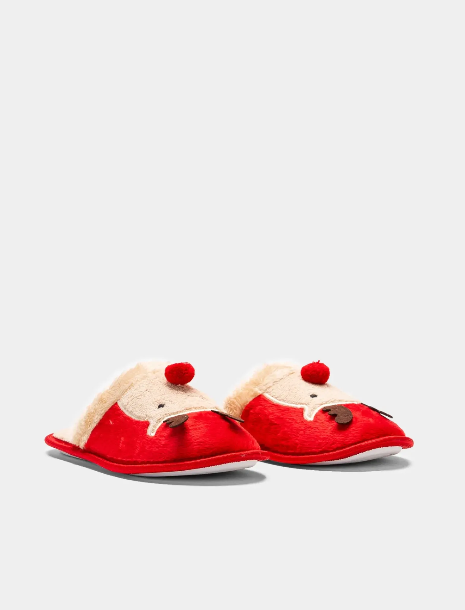 Bambino Piazza Italia Pantofole<Pantofola in tessuto con ornamento renna -