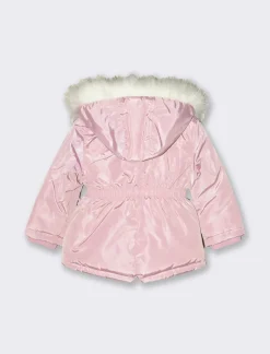 Piazza Italia Neonata<Parka con cappuccio e pelliccia -