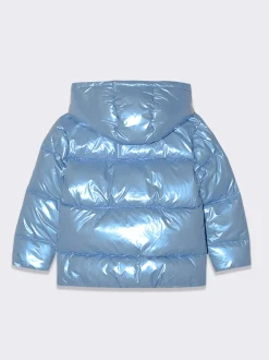 Piazza Italia Neonata<Piumino lucido, morbido, con bottoni a pressione -