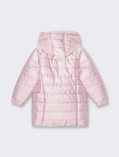 Piazza Italia Neonata<Piumino lungo con cappuccio e zip frontale -