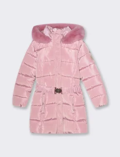 Piazza Italia Bambina|Giubbini E Cappotti<Piumino lungo da bambina - malva