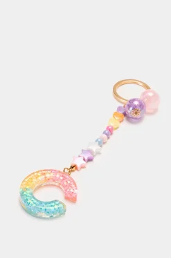 Piazza Italia Bambina<Portachiavi da bambina con lettera - var 2