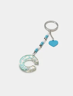 Donna Piazza Italia Donna<Portachiavi lettera glitter da donna - var 2