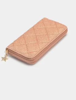 Donna Piazza Italia Donna|Portafogli E Portachiavi<Portafogli da donna in lurex con stella -