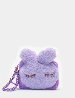 Piazza Italia Portachiavi E Portafogli|Borse E Zaini<Portamonete coniglietto da bambina con manico perle - Lilla