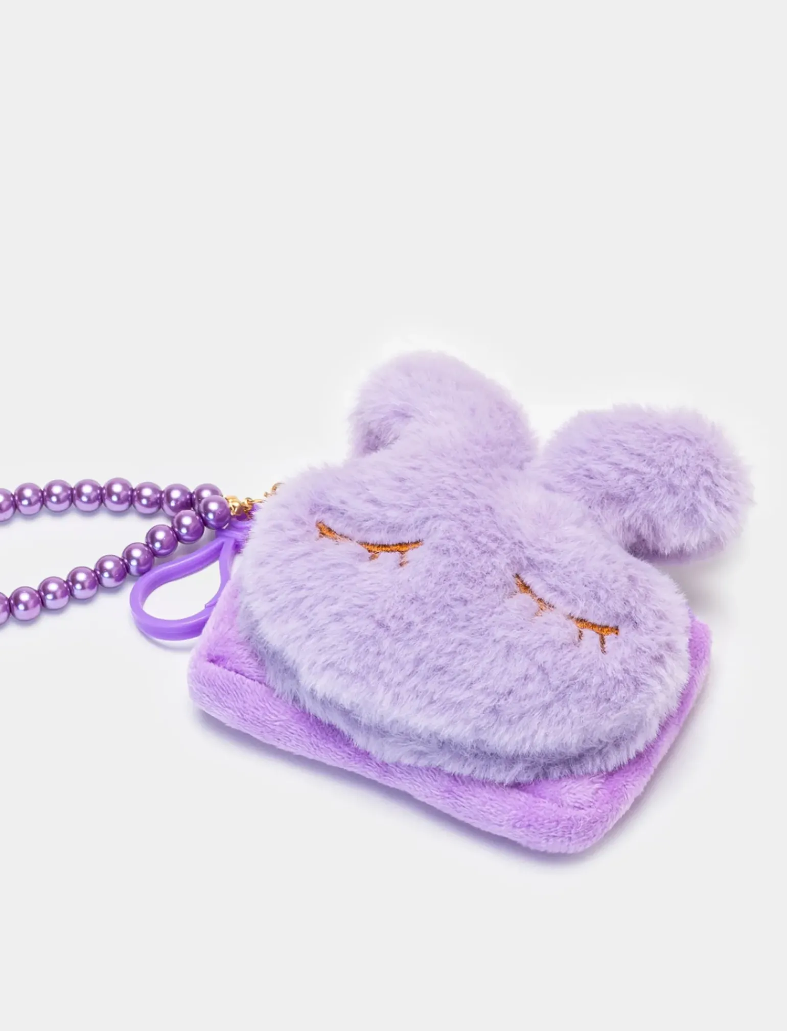 Piazza Italia Portachiavi E Portafogli|Borse E Zaini<Portamonete coniglietto da bambina con manico perle - Lilla