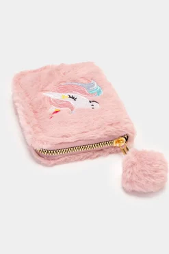 Piazza Italia Portachiavi E Portafogli|Borse E Zaini<Portamonete da bambina con unicorno in pelliccia -
