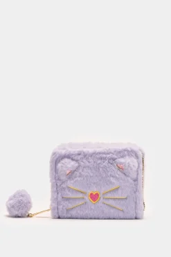 Piazza Italia Portachiavi E Portafogli|Borse E Zaini<Portamonete da bambina con gattina - Lilla