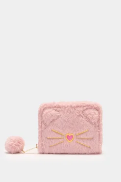 Piazza Italia Portachiavi E Portafogli|Borse E Zaini<Portamonete da bambina con gattina -