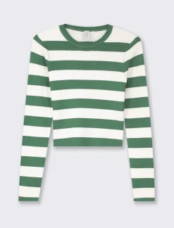 Piazza Italia Pullover cropped slim fit - -bianco Verde New