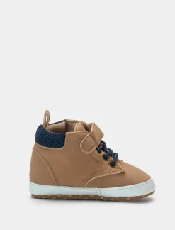 Piazza Italia Scarpe<Scarpa a collo alto con strappo e suola antiscivolo - Cuoio