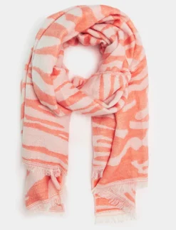 Donna Piazza Italia Foulard E Sciarpe<Sciarpa da donna con disegno goffrato -