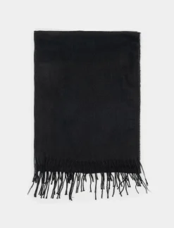 Donna Piazza Italia Foulard E Sciarpe<Sciarpa da donna in tinta unita con frange -