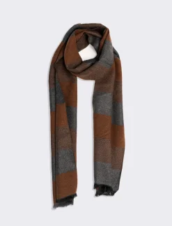 Uomo Piazza Italia Foulard E Sciarpe<Sciarpa da uomo a fasce larghe -