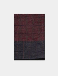 Uomo Piazza Italia Foulard E Sciarpe<Sciarpa da uomo a quadri e spigato -