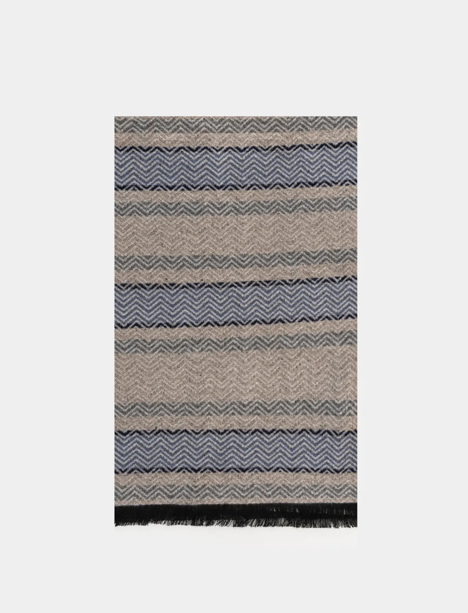 Uomo Piazza Italia Foulard E Sciarpe<Sciarpa da uomo a quadri e spigato - Denim