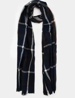 Uomo Piazza Italia Foulard E Sciarpe<Sciarpa da uomo a quadri con frange -