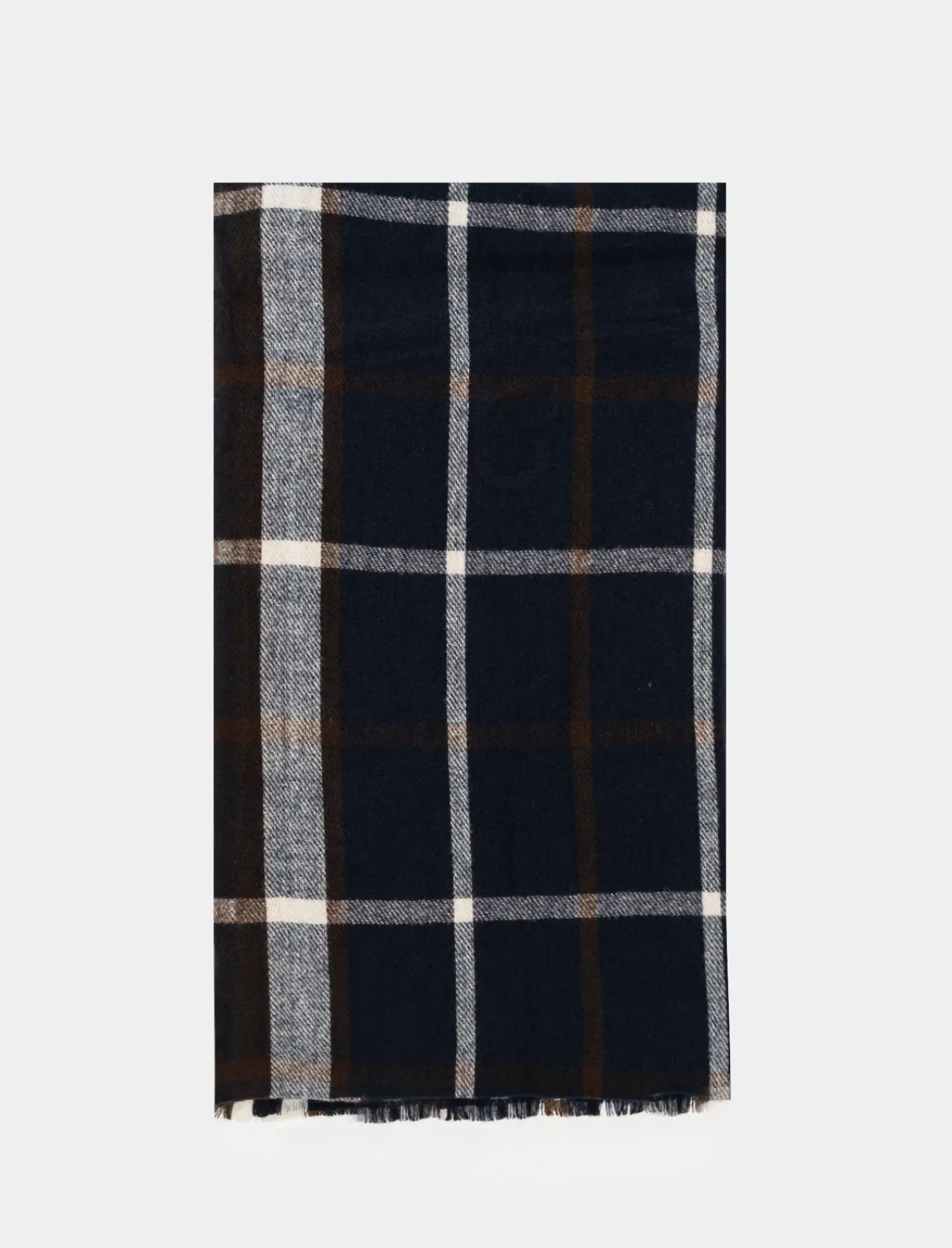 Uomo Piazza Italia Foulard E Sciarpe<Sciarpa da uomo a quadri con frange -