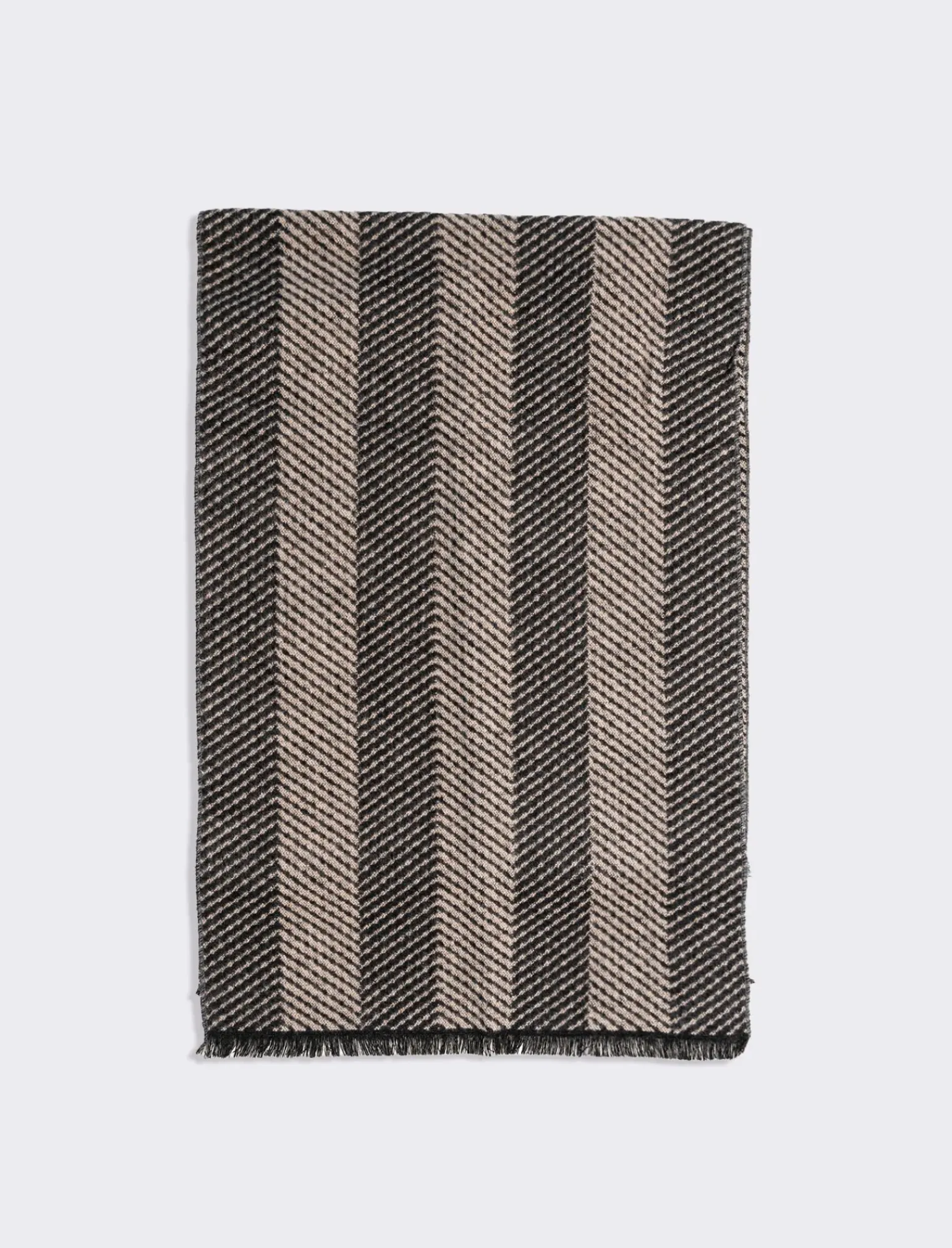 Uomo Piazza Italia Foulard E Sciarpe<Sciarpa da uomo a righe e spigato -