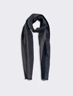 Uomo Piazza Italia Foulard E Sciarpe<Sciarpa da uomo a righe e spigato -